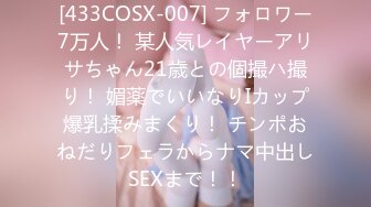 [433COSX-007] フォロワー7万人！ 某人気レイヤーアリサちゃん21歳との個撮ハ撮り！ 媚薬でいいなりIカップ爆乳揉みまくり！ チンポおねだりフェラからナマ中出しSEXまで！！