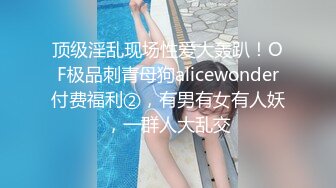 顶级淫乱现场性爱大轰趴！OF极品刺青母狗alicewonder付费福利②，有男有女有人妖，一群人大乱交