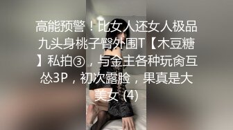 高能预警！比女人还女人极品九头身桃子臀外围T【木豆糖】私拍③，与金主各种玩肏互怂3P，初次露脸，果真是大美女 (4)