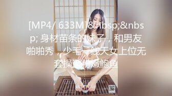 [MP4/ 633M]&nbsp;&nbsp; 身材苗条的妹子，和男友啪啪秀，少毛一线天女上位无套操逼粉嫩鲍鱼