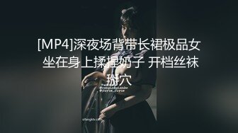 [MP4]深夜场背带长裙极品女 坐在身上揉捏奶子 开档丝袜掰穴