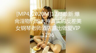 [MP4/2020M]12/3最新 爆肏淫物约炮大神真实约反差美女钢琴老师酒店露出做爱VIP1196