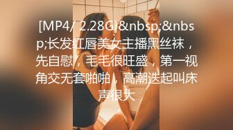 [MP4/ 2.28G]&nbsp;&nbsp;长发红唇美女主播黑丝袜，先自慰，毛毛很旺盛，第一视角交无套啪啪，高潮迭起叫床声很大