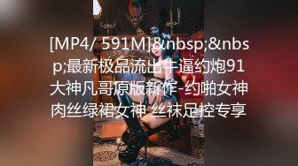 [MP4/ 591M]&nbsp;&nbsp;最新极品流出牛逼约炮91大神凡哥原版新作-约啪女神肉丝绿裙女神 丝袜足控专享