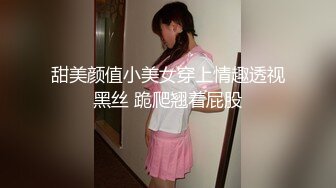 甜美颜值小美女穿上情趣透视黑丝 跪爬翘着屁股