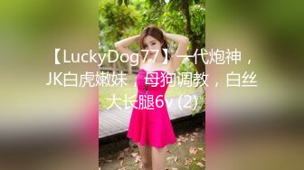 【LuckyDog77】一代炮神，JK白虎嫩妹，母狗调教，白丝大长腿6v (2)