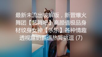 最新未流出破解版，新晋爆火舞团【艺舞吧】高颜值极品身材纹身女神【乐乐】各种情趣透视露奶露逼热舞挑逗 (7)