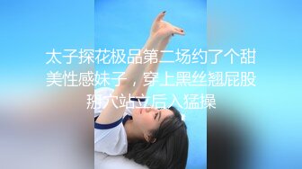 太子探花极品第二场约了个甜美性感妹子，穿上黑丝翘屁股掰穴站立后入猛操